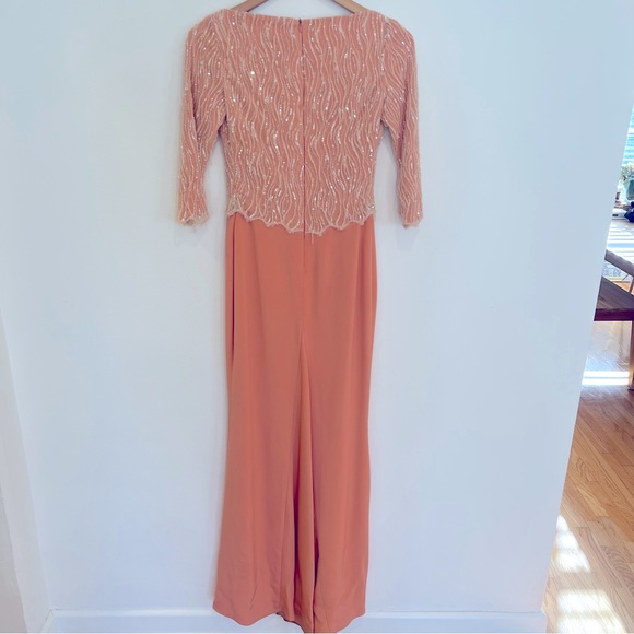 Custom made peach gown - Picture 3 of 7